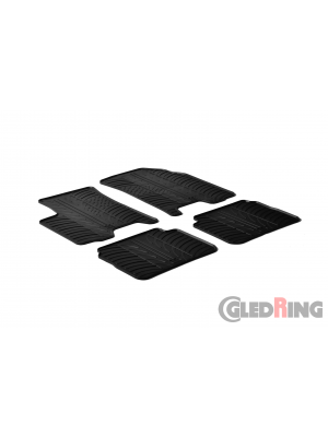 Original Gledring Passform Fußmatten Gummimatten 4 Tlg. - Chevrolet Aveo 2006 -2011